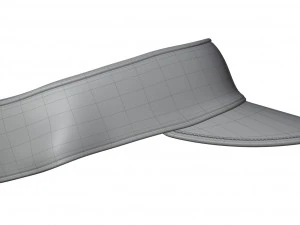 Terry Cloth Visor Cap 3D Model