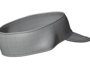 Terry Cloth Visor Cap 3D Model