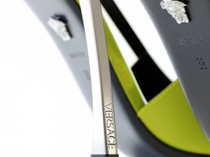 Versace Laced Pin Point Slingback Pumps Model 3D