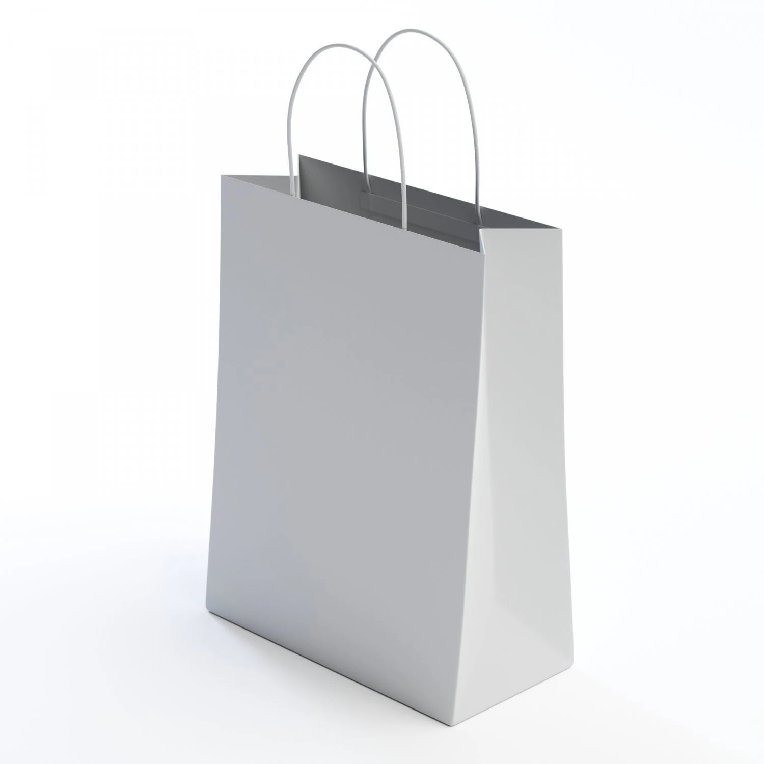 Paper Bag 3D Model .c4d .max .obj .3ds .fbx .stl .blend 