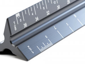 Architectural Scale Ruler 3D 模型
