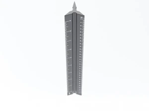 वास्तु स्केल शासक 3D मॉडल