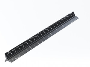 Architectural Scale Ruler 3D 模型