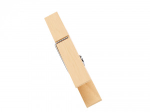 Wooden Clothespin 3D Model