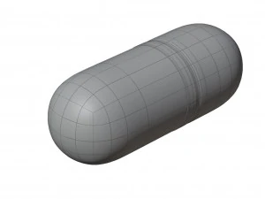 Pills Pack 10 Different Types 3D Model
