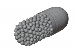 Pills Pack 10 Different Types Modello 3D
