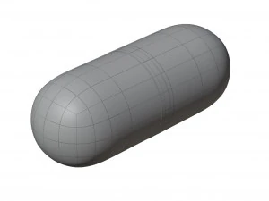 Pills Pack 10 Different Types 3D Model