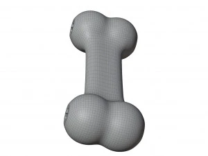 Іграшка з гумової кістки 3D Модель
