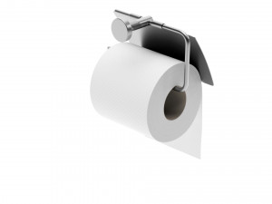 Toilet Paper with Holder 3D Model