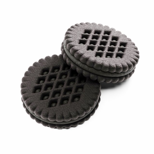 Sandwich Cookie Model 3D .c4d .max .obj .3ds .fbx .stl .blend 