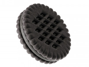 Sandwich Cookie Model 3D