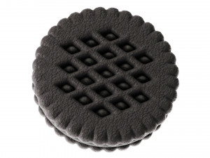 Sandwich Cookie Model 3D