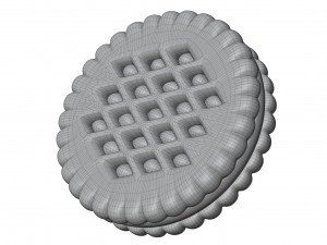 Sandwich Cookie Model 3D