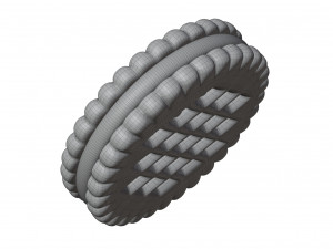 Sandwich Cookie Model 3D