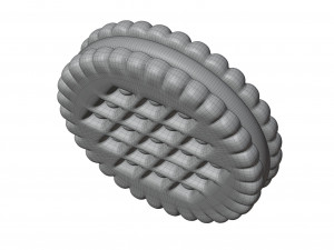 Sandwich Cookie Model 3D