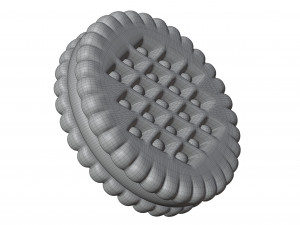 Sandwich Cookie Model 3D