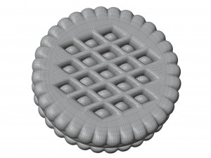 Sandwich Cookie Model 3D