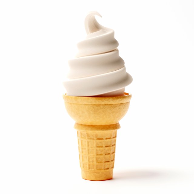 Ice Cream Cone Modelo 3D .c4d .max .obj .3ds .fbx .stl .blend 