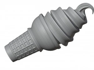 Ice Cream Cone 3D Model