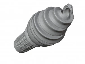 Ice Cream Cone 3D Model