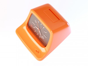 National TE-54 Alarm Clock Modelo 3D