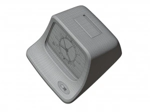 National TE-54 Alarm Clock 3D Model