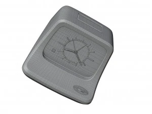 National TE-54 Alarm Clock 3D Model