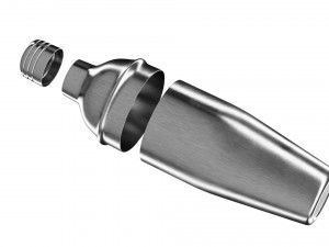 Cocktail Shaker Set 3D Модель
