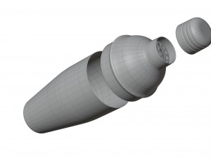 Cocktail Shaker Set 3D Модель