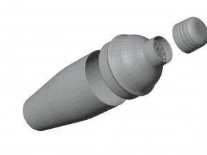 Zestaw shaker&oacute;w do koktajli Model 3D