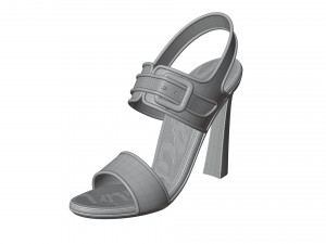 Loubi Duniss Sandals Model 3D