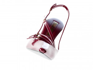 Miu Miu Patent Leather Slingbacks with Buckles Modelo 3D