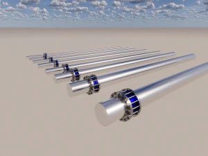 निकला हुआ किनारा चेक वाल्व पैरामीटर 3D मॉडल