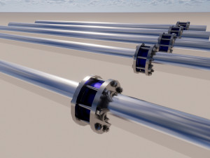 flanged check valve parametrc 3D Model