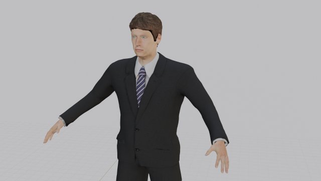 3d man made model 3D Модель .c4d .max .obj .3ds .fbx .stl .blend 