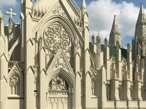 st patricks cathedral Model 3D