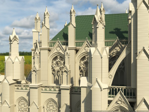 st patricks cathedral Model 3D