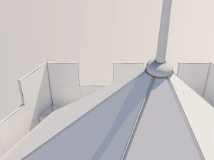 complejo de juegos de toboganes de una torre Modelo 3D