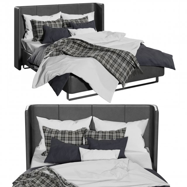 bed 05 3D Modell .c4d .max .obj .3ds .fbx .stl .blend 