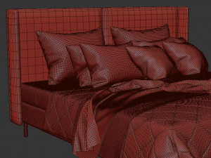 bed 04 3D 模型
