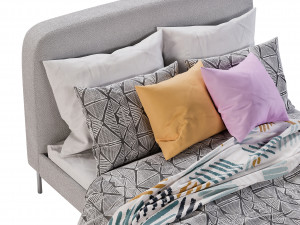 bed 02 3D 模型