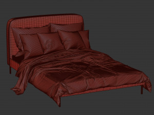 bed 02 3D 模型