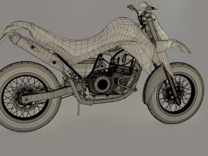 yamaha 660r 3D Model