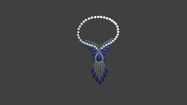 necklace 3D Model .c4d .max .obj .3ds .fbx .stl .blend 