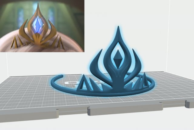 elsa crown Modelo de impresión 3D .c4d .max .obj .3ds .fbx .stl .blend 