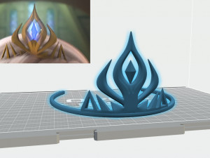 elsa crown Modelo de impresión 3D