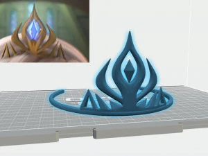 elsa coroa Modelo de Impressão 3D