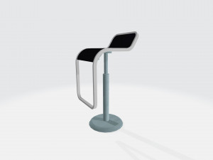 bar chair Model 3D