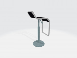 bar chair Model 3D