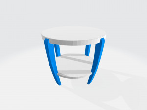 kid chair 3D मॉडल